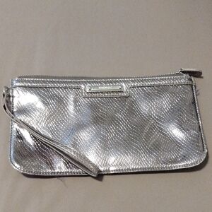 Nine West Silver Wristlet